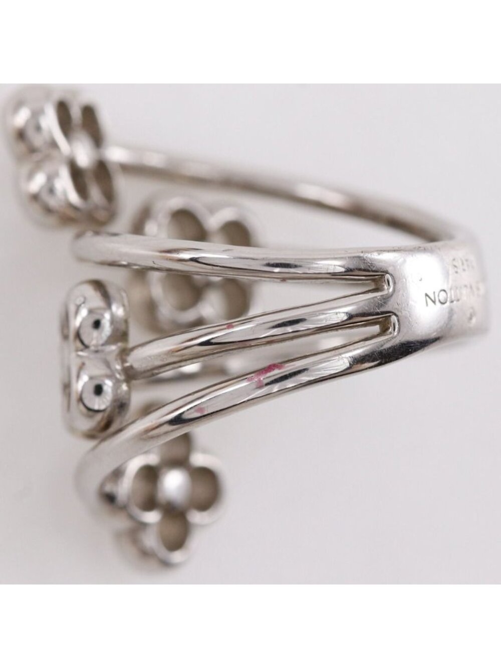 Louis Vuitton Ring Flower Full Metal Silver - Picture 6 of 11